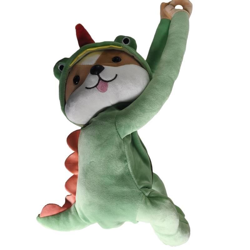 Cute Car Tissue Box For Backseat Plush Material Cartoon Character Design