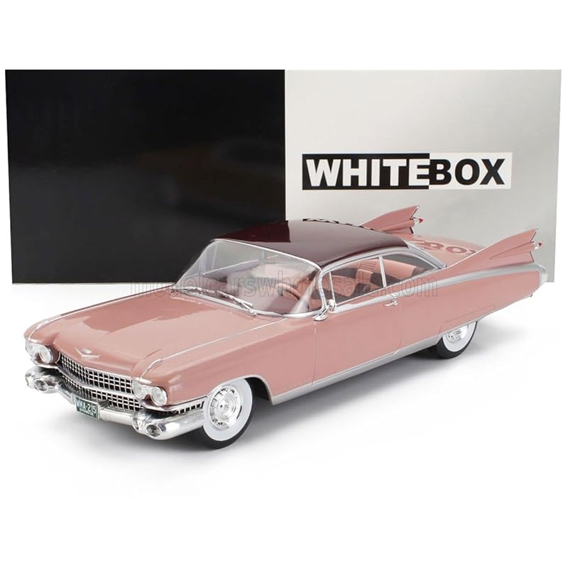 

WHITEBOX Cadillac El Dorado mini car 1/24 CADILLAC ELDORADO 1959 (light pink) [product]