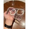 Luxury Clear Color Magnetic Case For Iphone 13 11 12 16 15 14 Plus 16 Pro Max Metal Button Shockproof Magsafe Transparent Cover