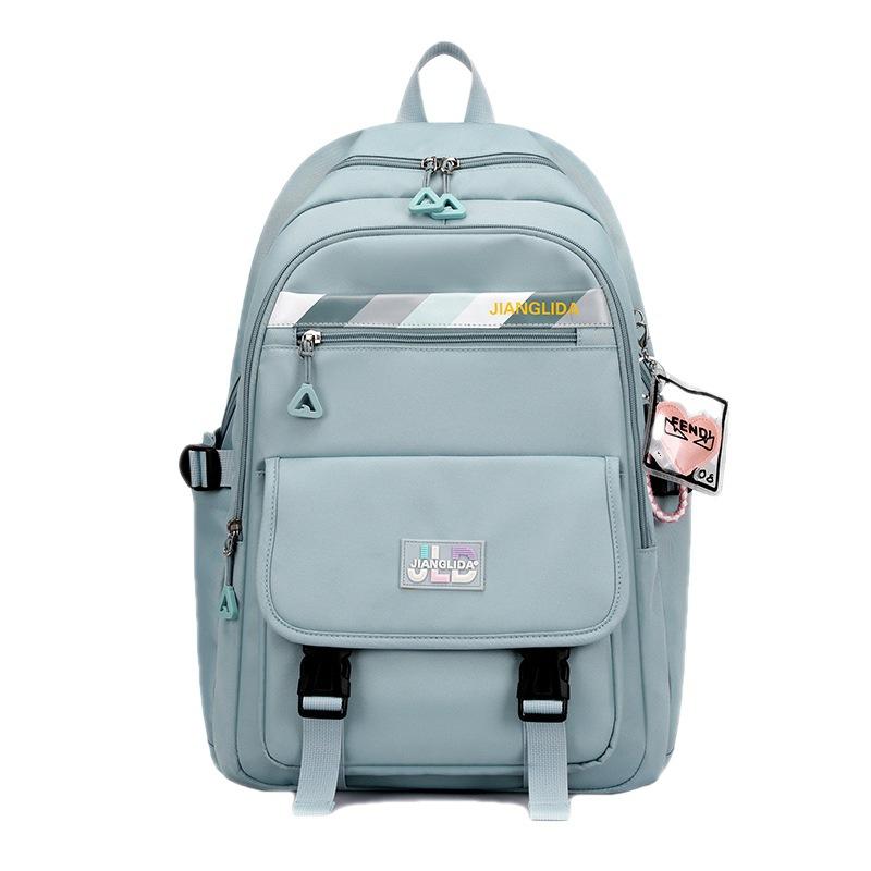 Teenagers School Bags For Girls Junior High School Students Backpacks Women Kawaii Bag Kids Knapsack Solid Bookbag Lady Packsack