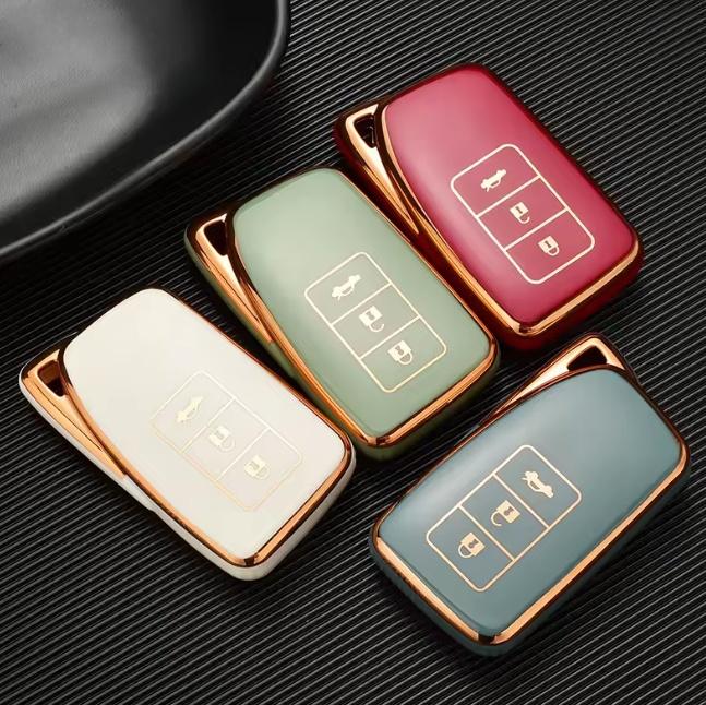 Phnom Penh 3/4 Button TPU Car Remote Key Case Shell Cover Fob For Lexus NX IS RX ES GX LX LS UX NX GS 200 260 300 350 NX200 NX300 RX350 ES300 Keyless