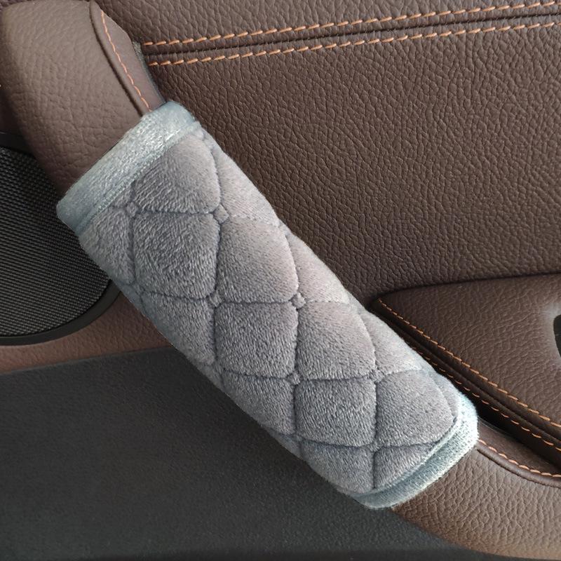 Car Door Armrest & Handle Flannel Cover - 4 Seasons Decorative Interior Protection