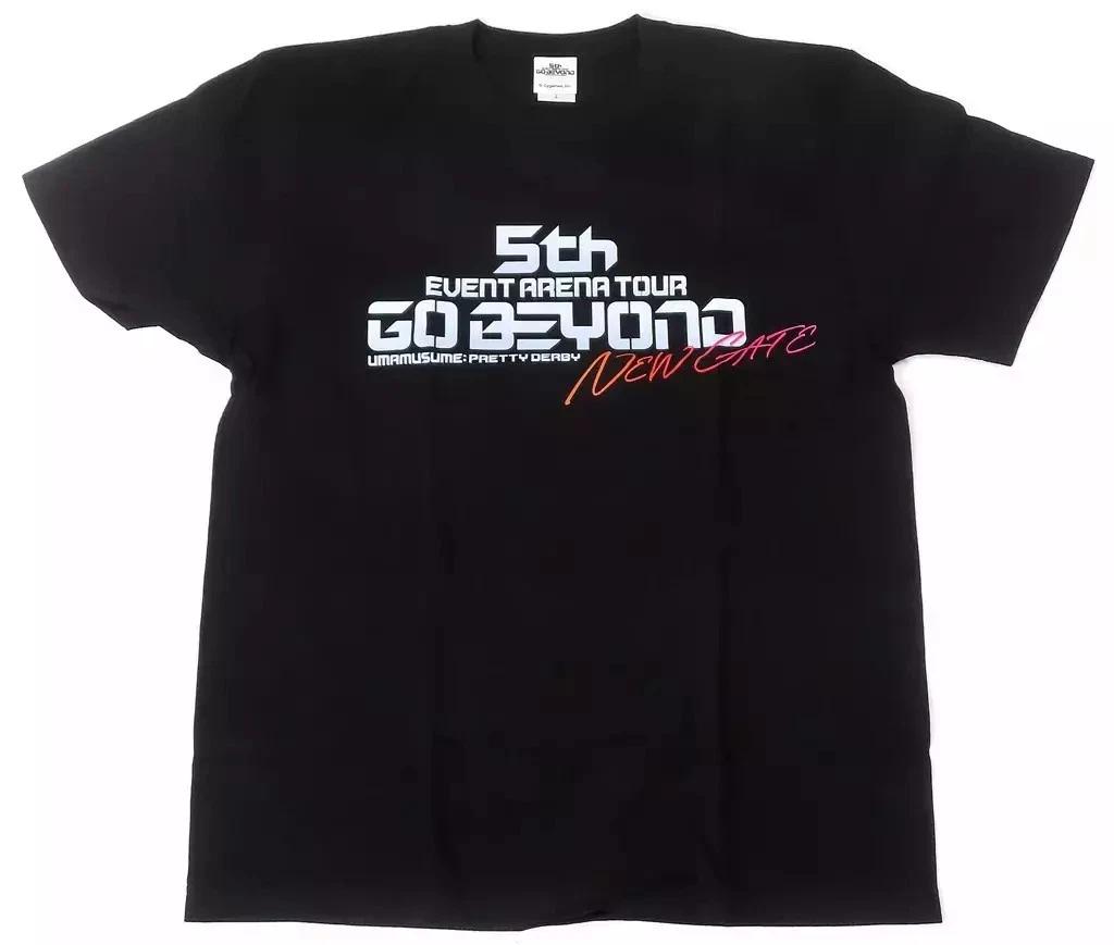 Logo Official T-shirt (5th EVENT -NEW GATE- Ver.) Black M Uma Musume (2024) S