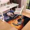 1pc Jin singer2 Print Area Rug - Soft, Washable Non-Slip Indoor Mat for Office Chairs, Living Room, Home Office Decorative Rug