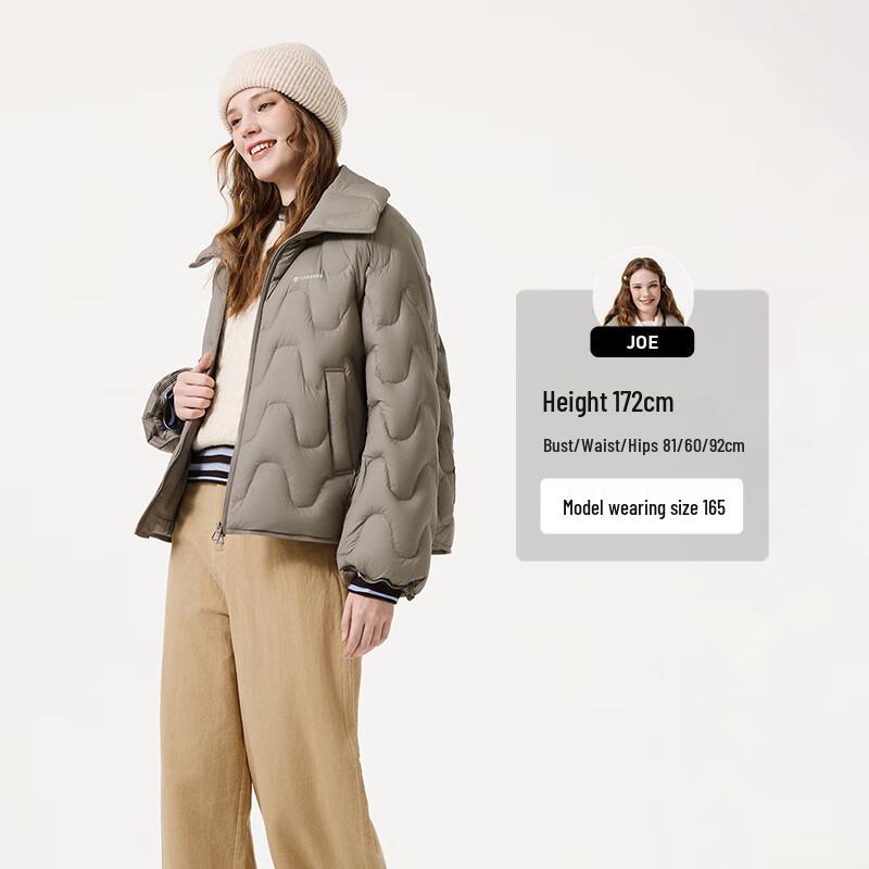 Tanbor Women's Petite Lightweight Short Down Jacket TB5330272A