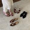 Heels New Style Black Fashion Simple Fashion Women's High Heel Sandals