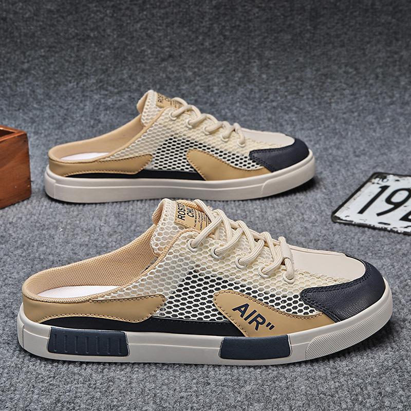 

Удобные мужские сандалии для бассейна, летняя обувь для отдыха на природе, пляжная обувь, мужские слипоны для сада, повседневные тапочки для душа и душа унисекс Zapatos 39 бежевый