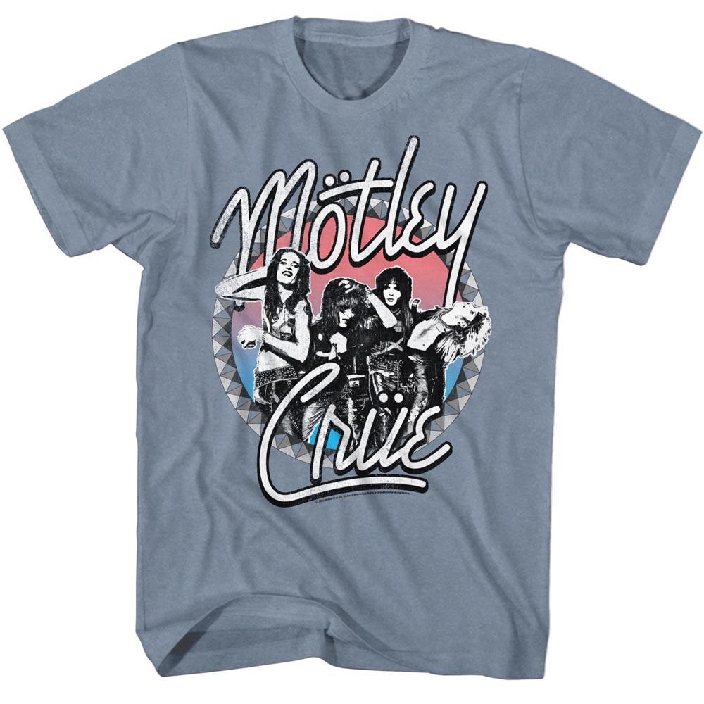 Motley Crue Studded Photo Men T Shirt Metal Music Merch XXXXL