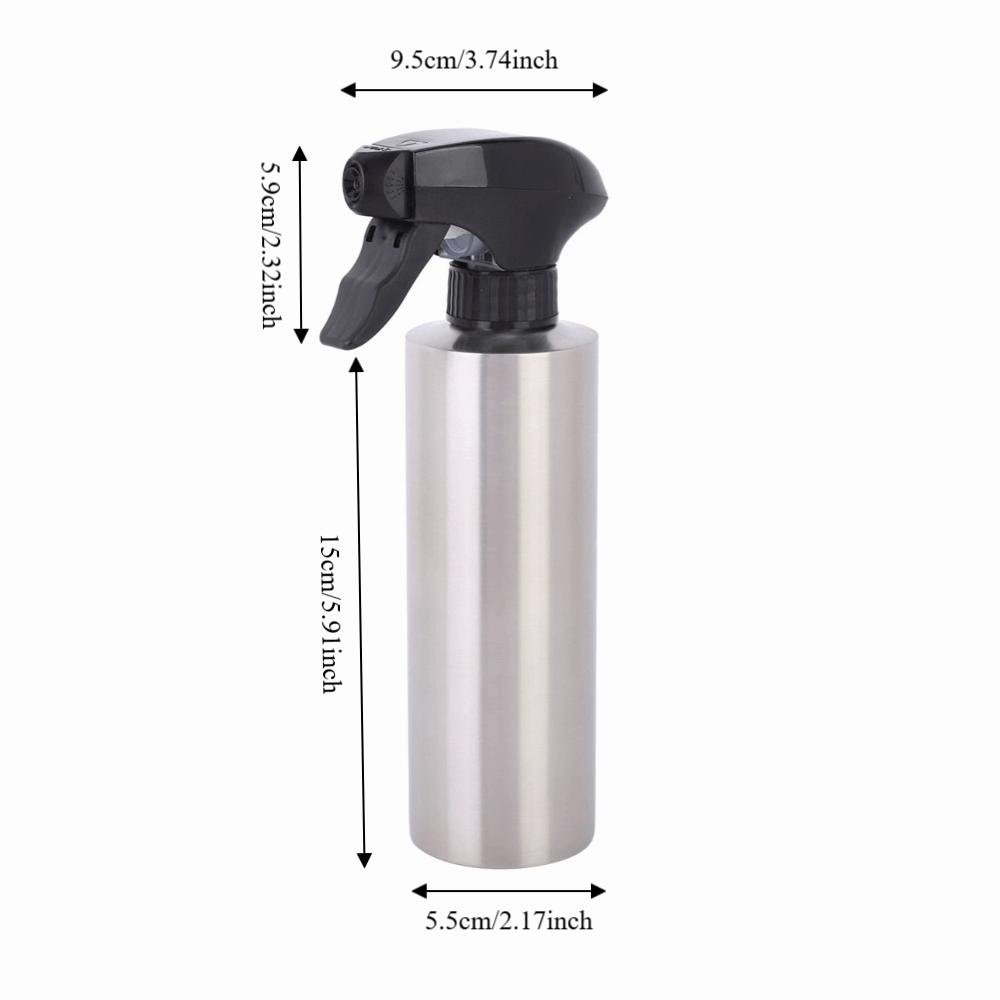 304 Stainless Steel Oil Sprayer Portable Durable Oil Dispenser Detachable Good Sealing Olive Oil Spray Bottle Air Fryer
