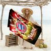 Fc Bayern Munich Fan Gear Customizable Name Beach Towel Super Soft Microfiber Quickdry Fabric