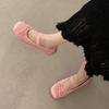 Shoes for Women 2025 Spring and Autumn New Square Toe Low Heel Soft Sole Ballet Flats Women's Vintage French Mary Jane Shoes