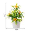 Plastic Morning Glory Artificial Potted Plants Multicolor Faux Bonsai  Home Decoration
