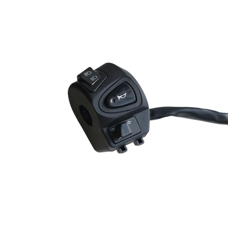 LMoDri 7/8" 22mm Motorcycle Switches Motorbike Horn High/Low Beam Headlight Turn Signal Start Stop Handlebar Control