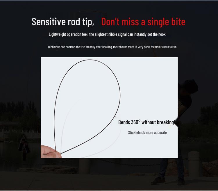 Xiaolinglong 46 Action Carbon Crucian Fishing Rod - Lightweight, Durable & Comfortable.