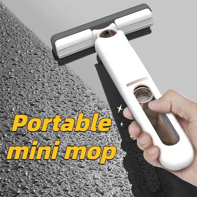 Prodotti per la pulizia Mini Squeeze Mop Cucina di casa Mop per la pulizia dell'auto Detergente per scrivania Spugna per vetro Mop per la pulizia Strumenti per la pulizia della casa