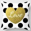 Yellow and Pink Pattern Square Pillowcase Home Decoration Cushion Cover