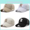 Fashionable Letter Embroidered Baseball Cap Summer Outdoor Adjustable Sun Protection For Men
