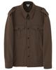 ENOAS Military Twill Epaulet Shirt [Mocha]
