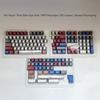 136 Keys Comic White English Korean German Layout Keycaps Dye Sub PBT Keycaps Cherry Profile for MX Switches Gaming Keybaord