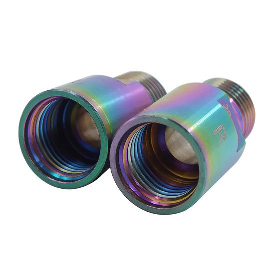 2Pcs Mountain Bicycle Pedal Extender 20MM Heavy Duty Steel MTB Road Bike Spindle Pedal Extension Shaft Spacer Adapter Cycling Accessories