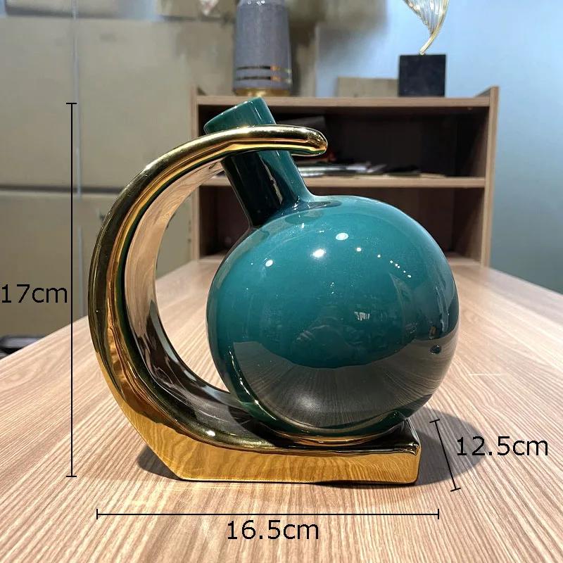 

Creative Minimalism Ceramic Vase Potted Flower Pots Desk Decoration Flower Arrangement Simplicity Floral Vases Modern Home Decor