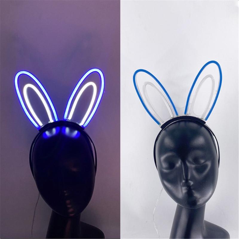 LED Glowing Hairband For Parties With Color Changing Lights And Comfortable LED Costume Props Role Play Birthday Party