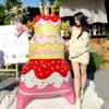 Extra Large Aluminum Foil Cake Balloon for Birthday Party & Outdoor Photography Props