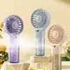 Misting Fan Handheld Fan HandHeld Misting Fan Rechargeable 4 Speed Adjustment Small Mister Fan Cooling Water Spray