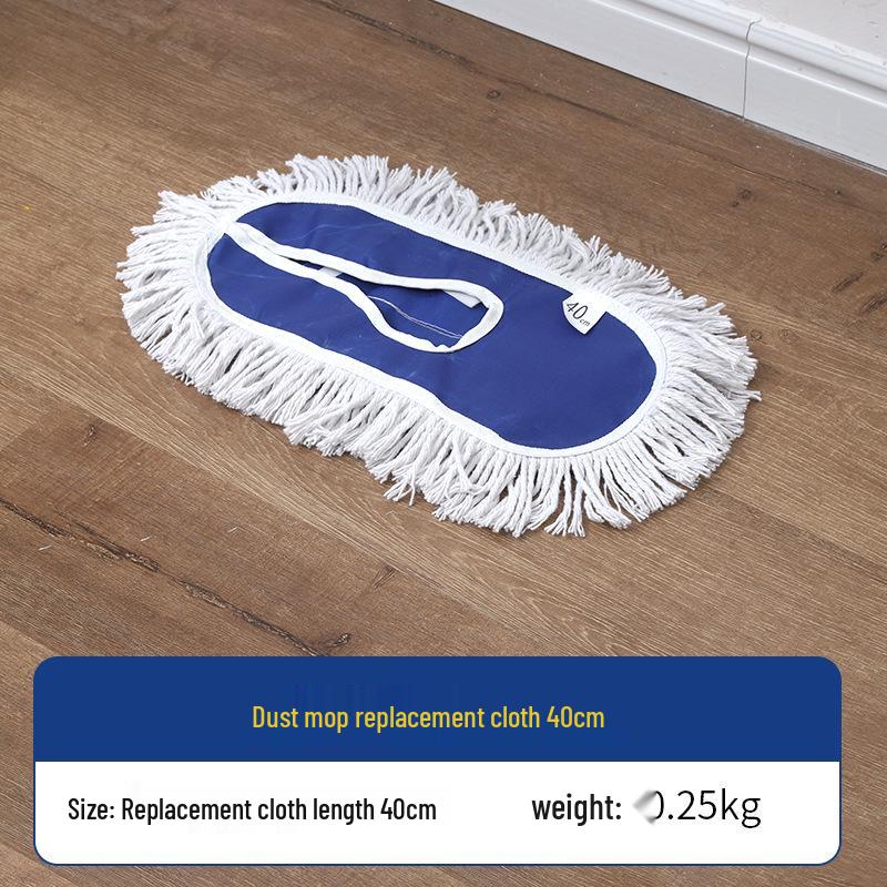 Rotating Cotton Thread Dust Mop for Home, Hotel & Homestay - Dual-Use for Dry & Wet Cleaning