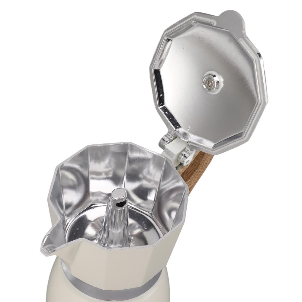 Octagonal Moka Coffee Pot Aluminum Stovetop Espresso Maker Hand Brewing Coffee Maker Home Use