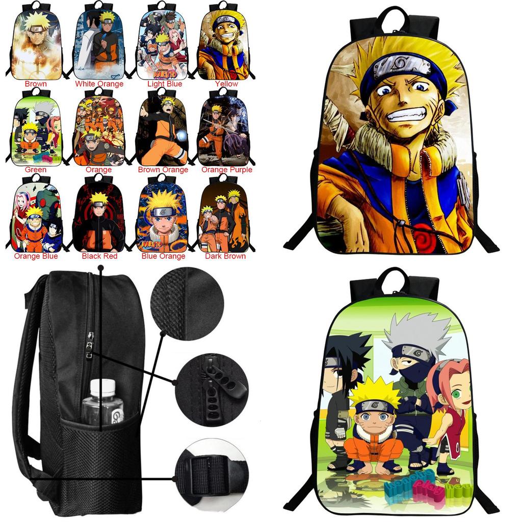 Sac à dos tendance Naruto Kakashi avec fermeture éclair lisse et matériau facile à nettoyer