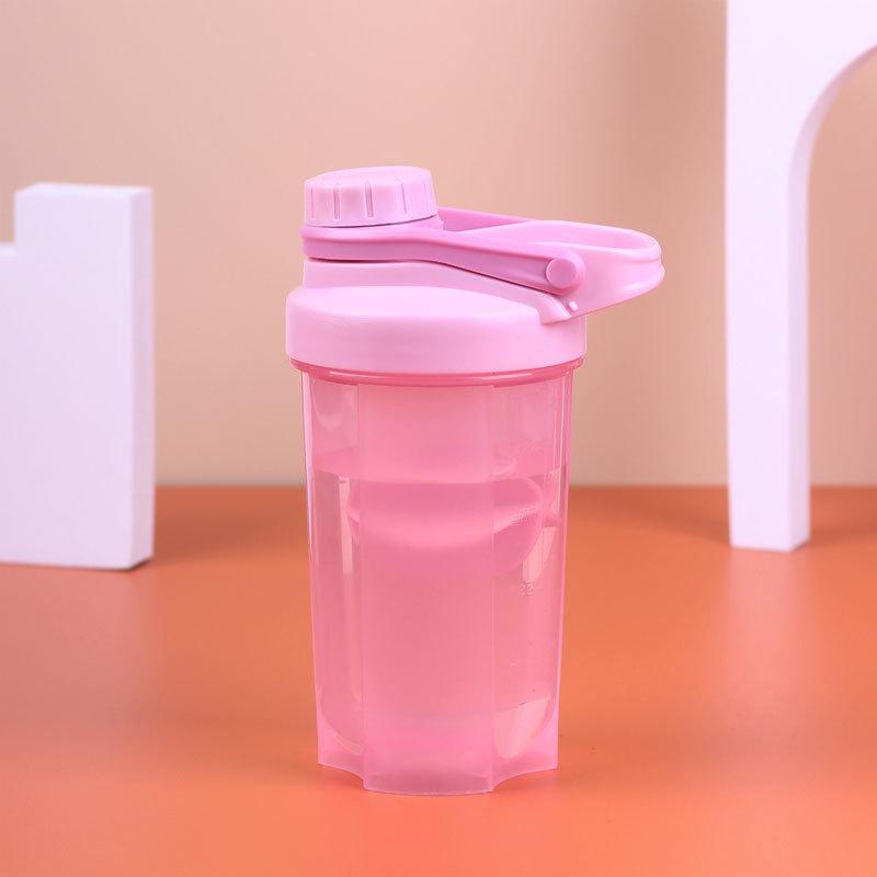 

Пластиковый стаканчик 500 мл, герметичный рекламный стаканчик, фитнес-стаканчик, спортивная чашка для воды, стаканчик для размешивания, шейкер для протеинового порошка с ручкой 500ML красный