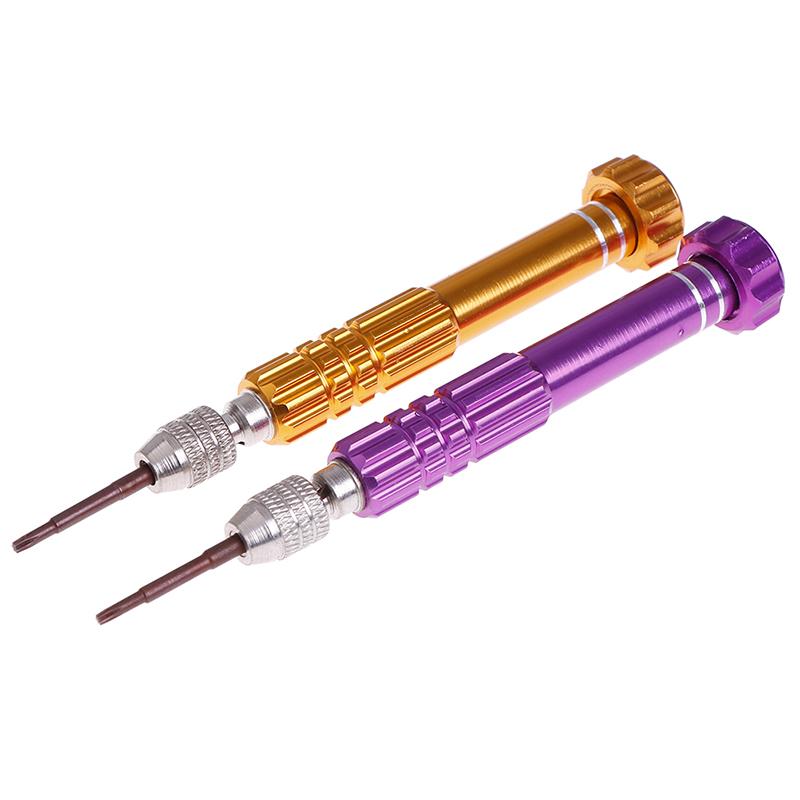 Multifunction Mini Blade Screwdriver With Replacemet Head Anti Slip Repair Tools