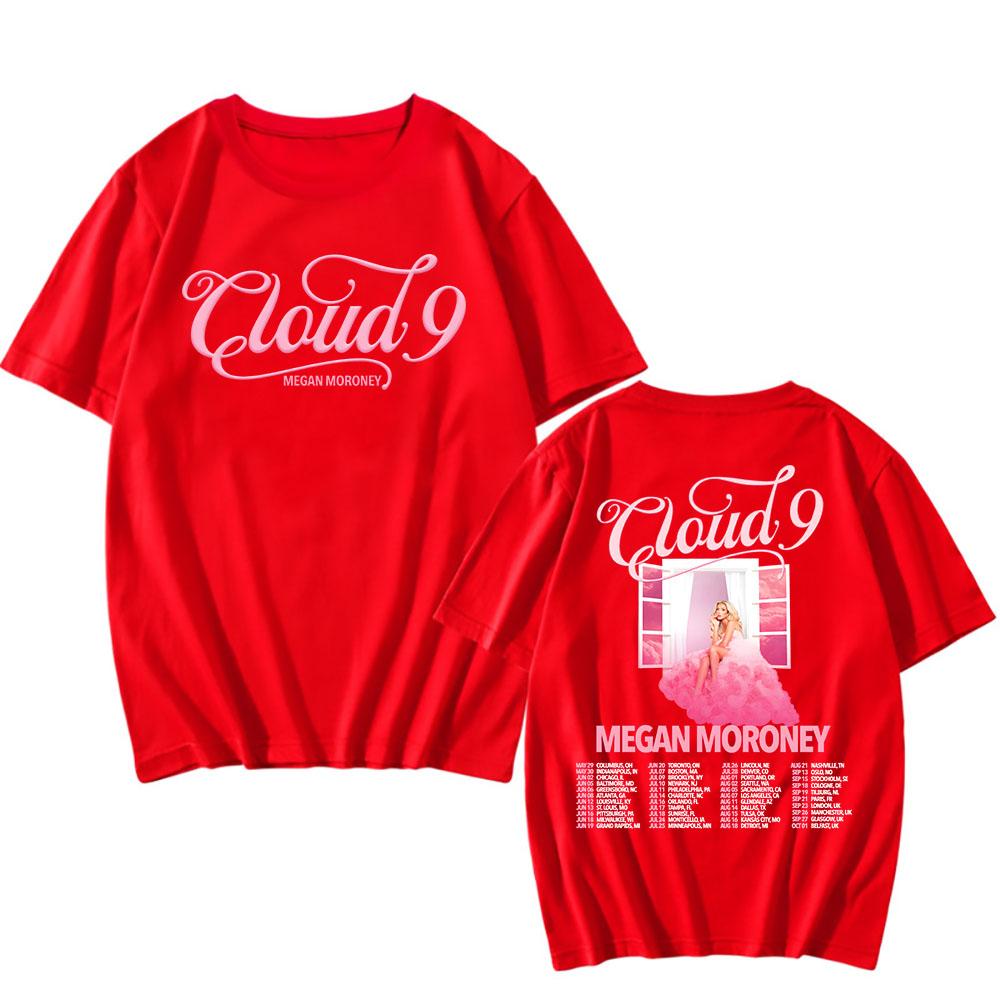 The Cloud 9 Tour 2026 T-shirt Megan Moroney Graphic Print Tshirts Summer O-neck Short Male Tees Unisex Streetwear Merch summer outfits funny shirts