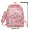 High Quality Nylon Capybara Backpack Capybara Large Capacity Shoulders Bag Waterproof Lightweight Schoolbag Student Gift