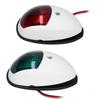 2pcs LED Boat Navigation Light RedGreen Signal Lamp IP65 Waterproof ABS for Marines Yachts 10V?30V