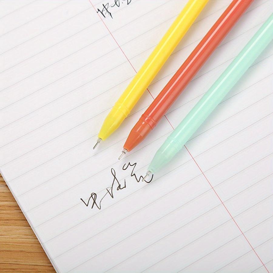 Back To School Season 10pcs 0.5mm Creative  Dull Dog Gel Pen Cute Cartoon Learning Stationery Office Supplies Water-based Signature Pen