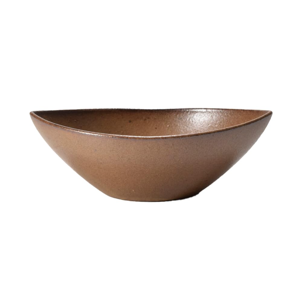 

EAST table Amare Diameter x 13cm x Product Number Made in Microwave and Dishwasher Safe Almond-Shaped Bowl, Brown, 18.2cm 5.9cm High, Ceramic,