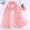 Women Plain Lurex Glitter Loop Dot Viscose Scarf Ladies Shimmer Shawls and Wraps Pashmina Stole Muslim Hijab Sjaal 180*70Cm