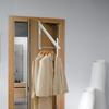 2/4PCS Clothes Drying Rack Wall Mounted Foldable Clothes Hanger Organization Storage Backpacks Hanger Rack for Dorm Laundry Room