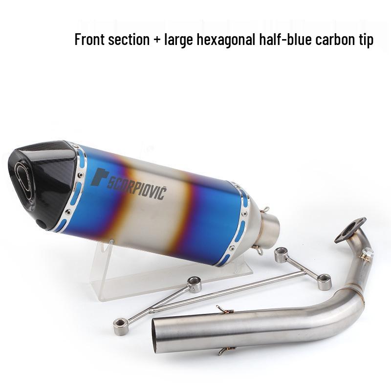 Kymco Xciting 250/300 Motorcycle Scooter Exhaust Pipe (Front & Rear Sections)