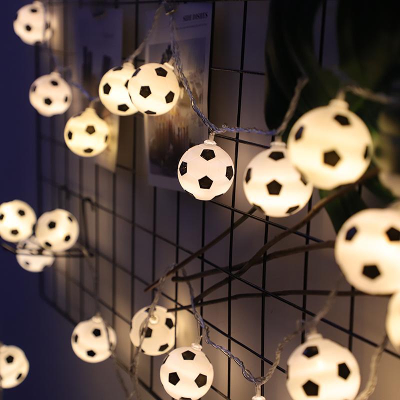 LED Football String Lights - World Cup Theme for Bars, KTV, Restaurants & Competitions