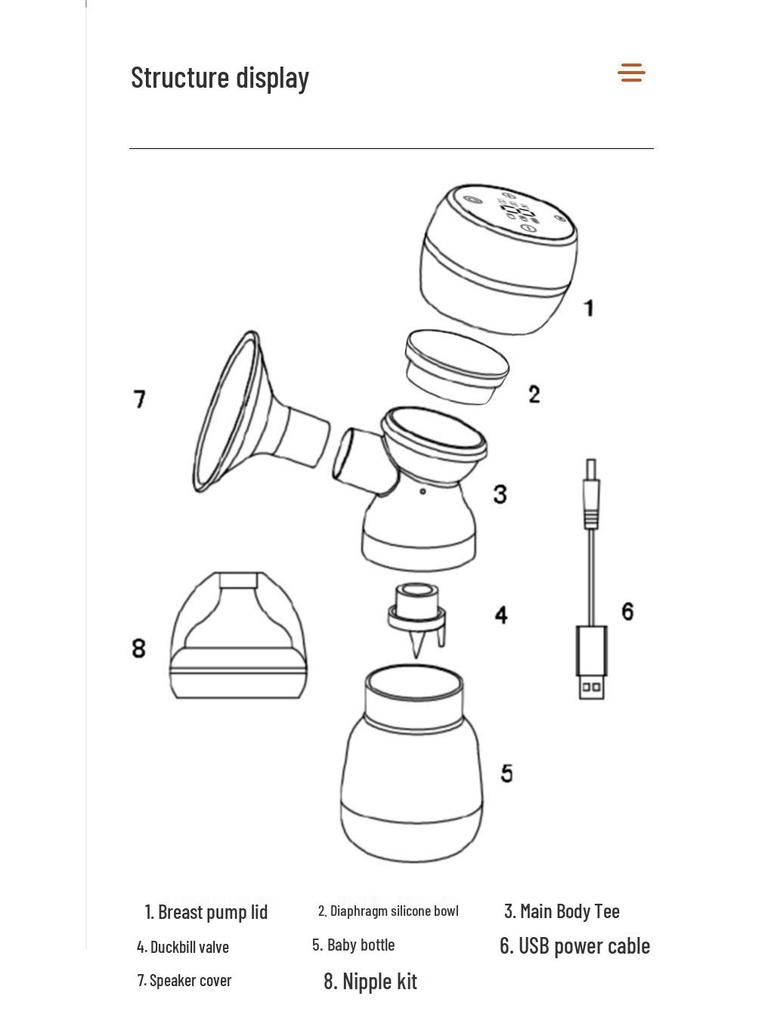 Smart Electric Breast Pump: All-in-One, Silent, Painless, Large Suction, Milk Collector & Postpartum Massager