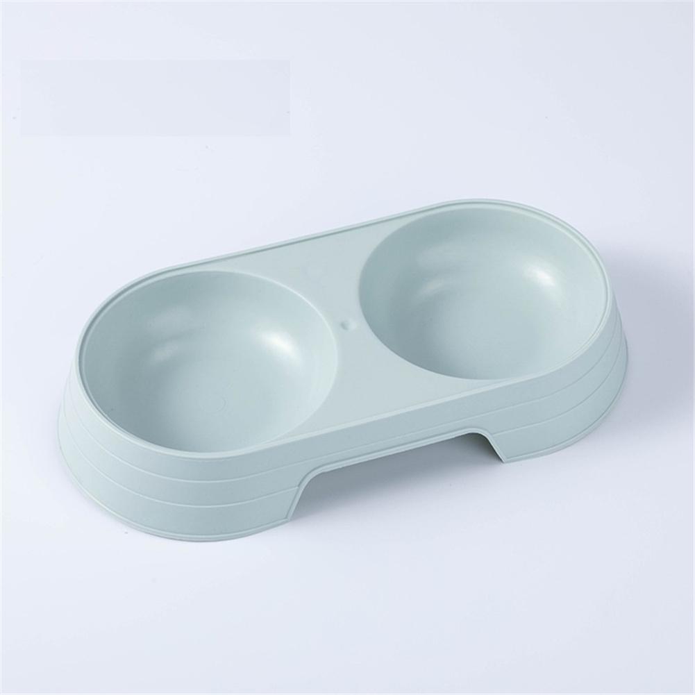 Double Bowl Food Feeder Pet Drinking Tray Feeder For Cats Dogs Supplies