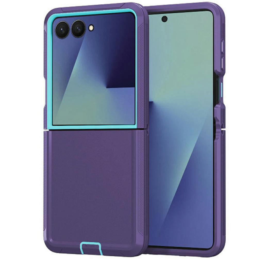 For Samsung Galaxy Z Flip7 5G Case Detachable PC + TPU Drop-Proof Back Cover