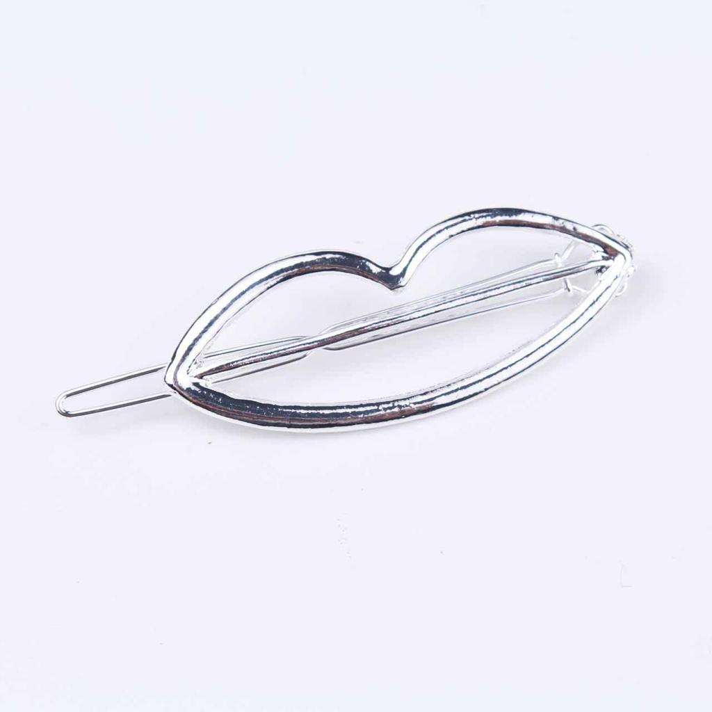 Hair Clip Metal Silver Steel Beautiful Z01