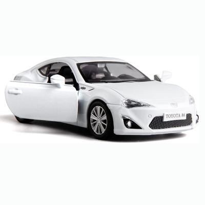 Toyota 86, Modellauto-Spielzeug im Maßstab 1/36, Druckguss-Legierung, Pullback-Funktion mit offenen Türen, Geschenksammlung für Kinder und Erwachsene