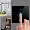 Matter European Standard Smart WiFi Touch Switch (Live/Neutral or Single Live Wire) with Alexa & HomeKit Compatibility.