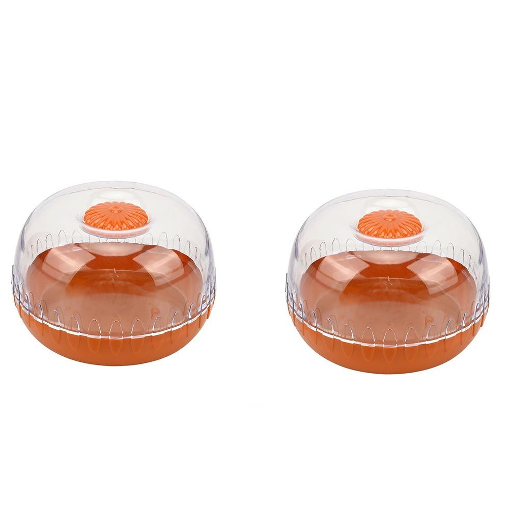 2 Piece With Lid Fruit Preservation Box Sealed Drop-resistant Vegetable Fruits Crisper Wear-resistant Reusable