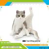 Children's Black and White Kitten Simulation Set - Toy Cat Figurine